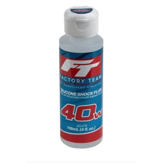 TEAM ASSOCIATED FT Silicone Shock Fluid, 40.0wt (400 cSt) (New Larger 4oz bottle)