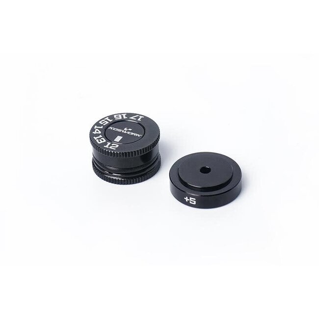 KOSWORK 12~22mm Adjustable Ride Height Gauge (w/5mm block) (1/10 Buggy)