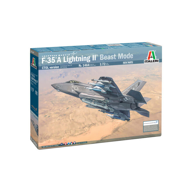ITALERI F-35A LIGHTNING II CTOL version (Beast Mode) 1/72