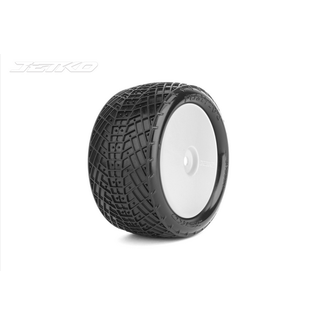 JETKO Jetko 1/10 Buggy 2&4WD Rear-POSITIVE/Dish/White Rim/Ultra 1 Soft [2007DWUSG] PRE MOUNTED