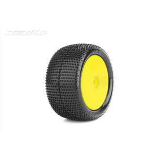 JETKO Jetko 1/10 Buggy 2&4WD Rear-DESIRER/Dish/Yellow Rim/Ultra 1 Soft [2010DYUSG] PRE MOUNTED