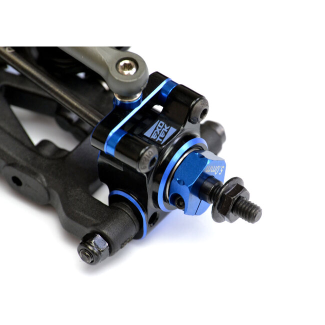 EXOTEK TEAM ASSOCIATED B74 REAR HUB SET, 7075 2 color anodized