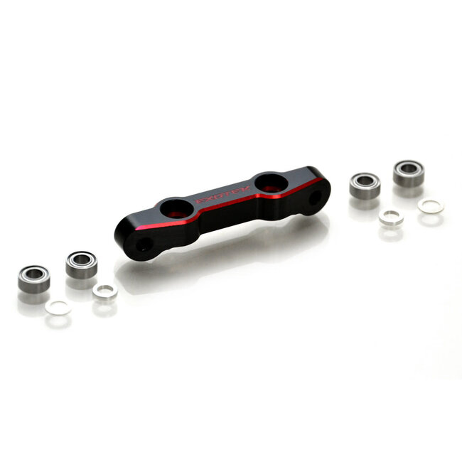 EXOTEK KYOSHO RB7 PRO STEERING RACK, 7075 2 color anodized (RB6, SC6, ST6)