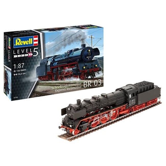 REVELL STANDARD EXPRESS LOCOMOTIVE 03 CLASS WITH TENDER 1/87