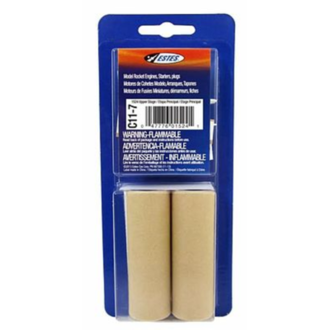 ESTES C11-7 ROCKET ENGINE 2 PACK