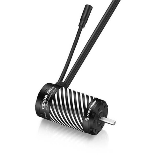EZRUN 3665SD 4000KV BLACK G3 SENSORED MOTOR WITH ROUND SENMSOR CABLE