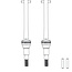 MJX Metal F/R CVD Shafts pair [16410]