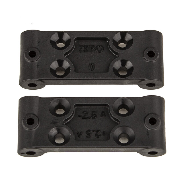 TEAM ASSOCIATED RC10B6.4 Front Bulkhead Set, 0 and 2.5 deg.