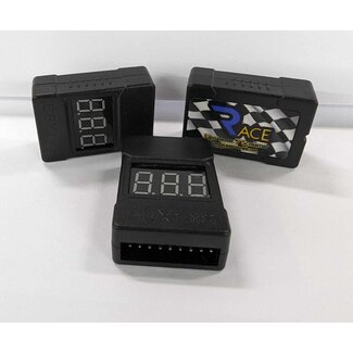 Race RACE 1-8S LIPO BATTERY VOLTAGE DISPLAY TESTER AND BUZZER
