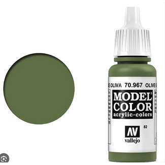 VALLEJO Vallejo Model Colour #092 - Olive Green - 18 ml Matt Acrylic Paint