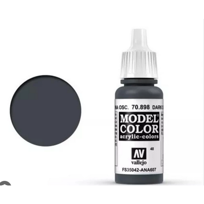 Vallejo 70.898 Model Colour Dark Sea Blue 17 ml Acrylic Paint