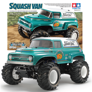 TAMIYA TAMIYA RC Squash Van 4WD - Off Road Race Car GF-02 Chassis  1/10 KIT NO ESC INCLUDED REQUIRES TX, RX, ESC, BATTERY CHARGER & PAINT