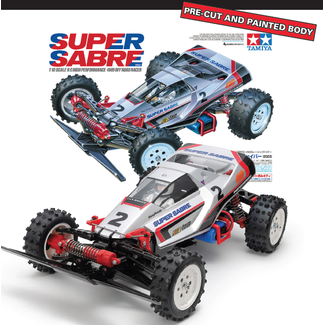 TAMIYA RC Super Sabre 2023 1/10 Scale RC 4WD - Pre-Cut and Pre-Painted Body 1/10 KIT NO ESC INCLUDED REQUIRES TX, RX, ESC, BATTERY CHARGER