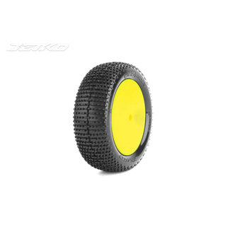 JETKO Jetko 1/10 Buggy 2WD Front-DESIRER/Dish/Yellow Rim/Ultra Soft 1 [JKO2008DYUSG] PRE MOUNTED