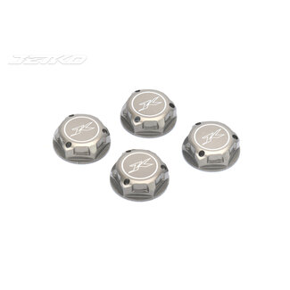 JETKO Jetko 17mm Aluminum Covered Serrated Wheel Nut (Hard anodizing) (4pcs) [6301HA]