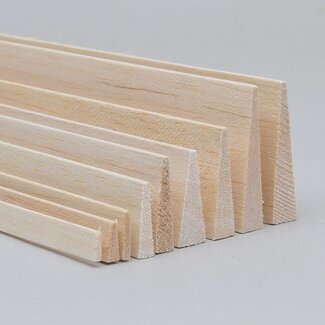 BALSA Balsa Trailing Edge  TE 3.0 x 12.5 x 915mm BLACK
