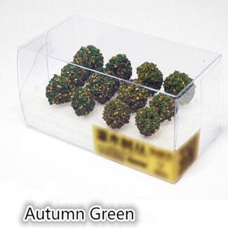 EVE MODEL Eve Model Shrub Cluster Autumn Green Suit 1/35 1/48 3-3.5cm 12pce