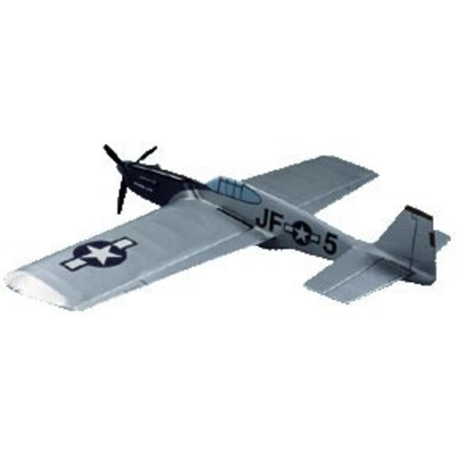 BRODAK CONTRL LINE P-51B Mustang Kit  WS: 48 L: 37 1/2 WA: 480 Engine: .28 to .40