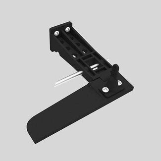 JK RC Jk Boats Rudder Ass Vector 80 Black
