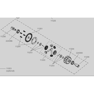HOBAO HOBAO 10SC FRONT OR REAR DIFF