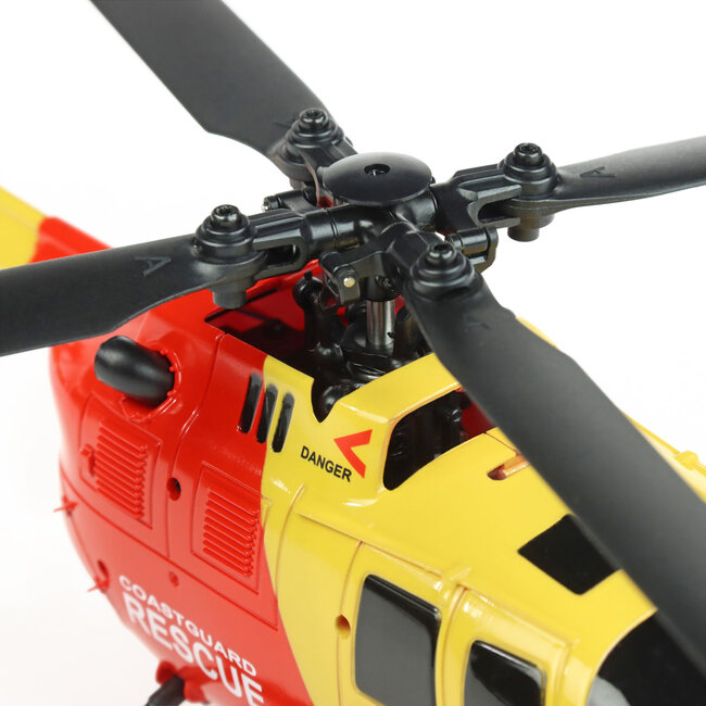 TWISTER BO-105 Scale 250 Flybarless Helicopter with 6 Axis Stabilisation and Altitude Hold (Yellow/Red)