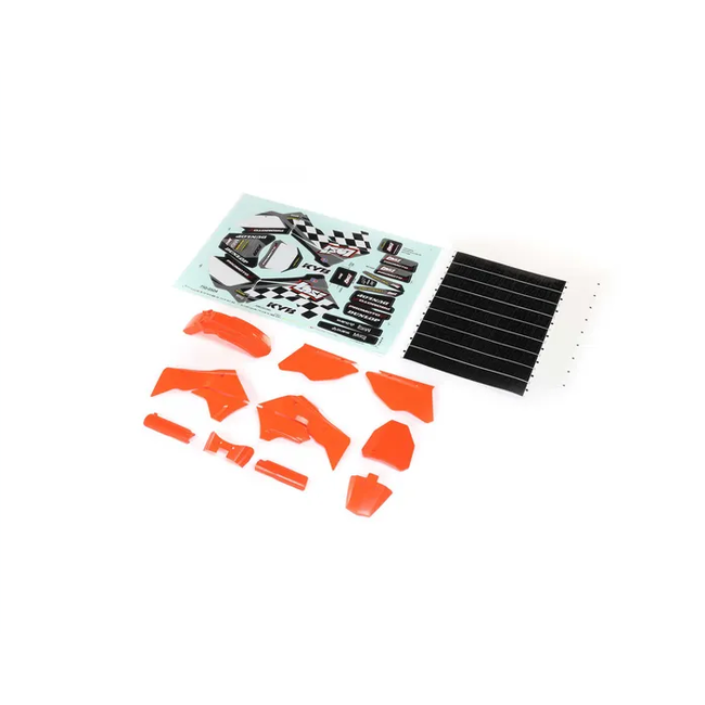 Losi Orange Plastics with Wraps, ProMoto-MX