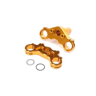 LOSI Losi Aluminium Triple Clamp Set, Gold, ProMoto-MX