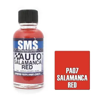 SMS PAINTS SMS PA07 Auto Colour SALAMANCA RED 30ml