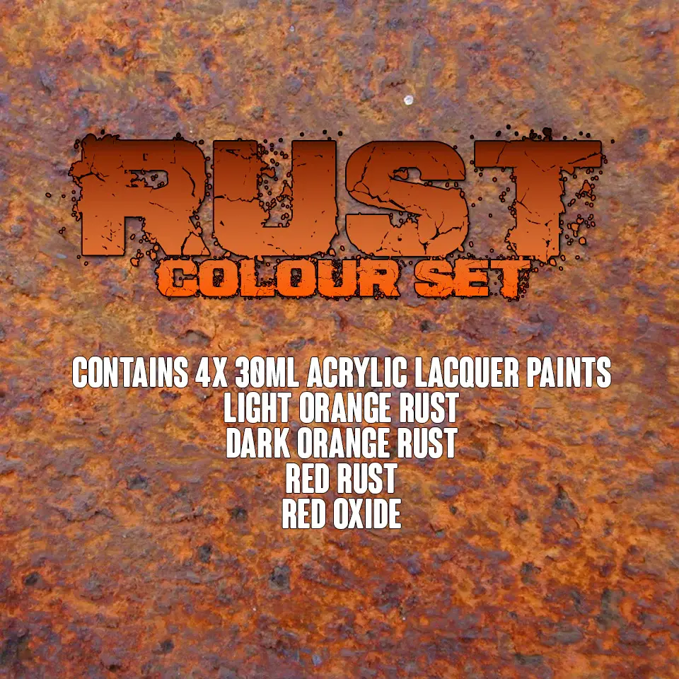 SMS PAINTS SMS SET 25 RUST Colour Set - www.acercmodels.com