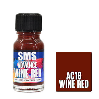 SMS PAINTS SMS Advance WINE RED 10ml