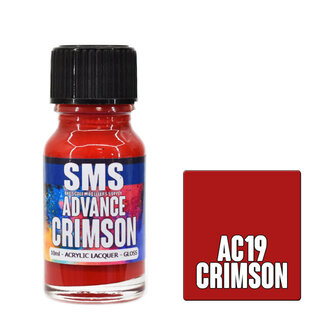 SMS PAINTS SMS Advance CRIMSON 10ml