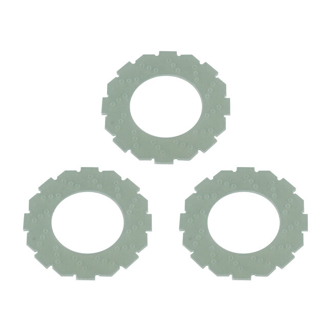 TEAM ASSOCIATED FT Octalock Slipper Pads, 19mm, fiberglass