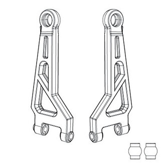 MJX MJX Front Upper Suspension Arms [16210]