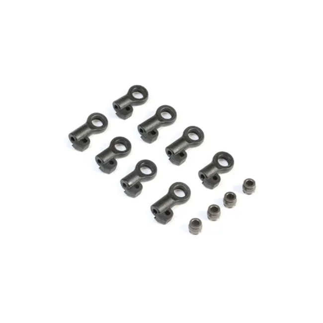 TLR Shock End Set, G3, 4pcs, 22 5.0, 22X-4