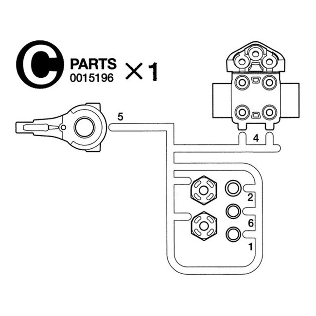 TAMIYA C BARTS FOR BB-01