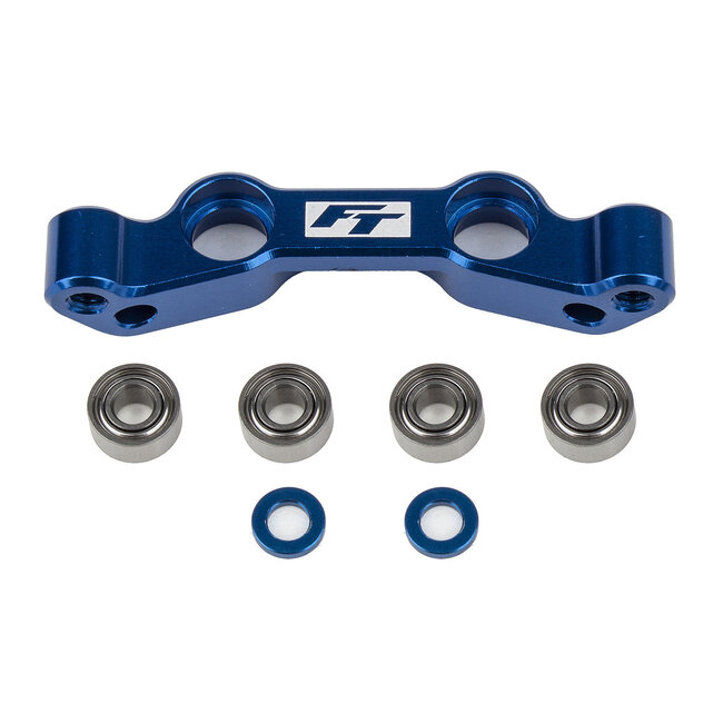 TEAM ASSOCIATED RC10B6.4 FT Steering Rack, blue aluminum