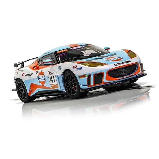 SCALEXTRIC LOTUS EVORA GULF EDITION SLOT CAR