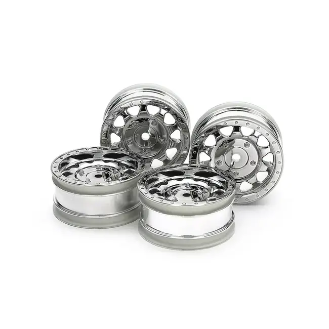 TAMIYA BBX CHROME WHEEL 26 +2 X4