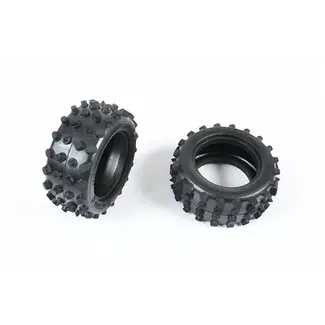 TAMIYA Tamiya Hotshot 2.2" Rubber Rear Tyres 2Pcs