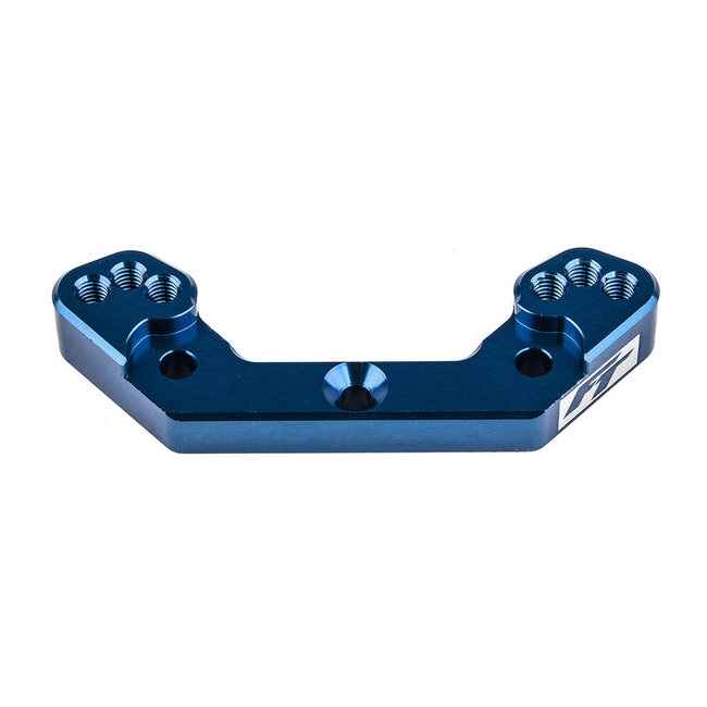 TEAM ASSOCIATED RC10B6.2 FT Rear Ballstud Mount, +2mm, blue
