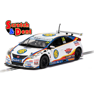 SCALEXTRIC  SCRATCH & DENT Honda Civic Type-R NGTC Jake Hill 2020 REAR WING GLUED