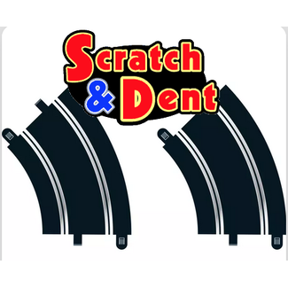 SCALEXTRIC SCRATCH & DENT SCALEXTRIC NEW RADIUS 2 CURVE 45d 1 PAIR