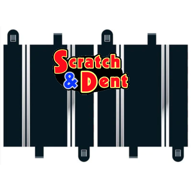 SCRATCH & DENT SCALEXTRIC 1/2 STRAIGHT 175mm 1 PAIR