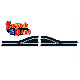 SCRATCH & DENT SCALEXTRIC SPORT DIGITAL PIT LANE TRACK RIGHT 1PAIR NO BORDERS