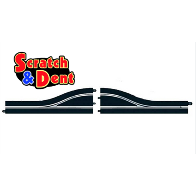 SCRATCH & DENT SCALEXTRIC SPORT DIGITAL PIT LANE TRACK RIGHT 1PAIR NO BORDERS