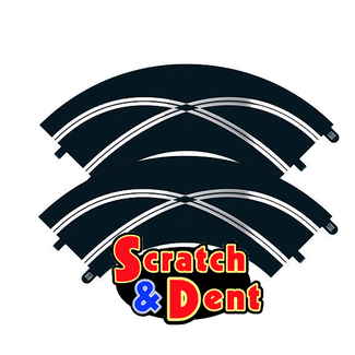 SCRATCH & DENT Scalextric track C8203 radius 2 curve crossover NEW MISSING BOX