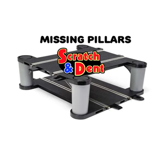 SCALEXTRIC SCRATCH & DENT SCALEXTRIC NEW ELEVATED CROSSOVER TRACK MISSING COLUMNS 1 PAIR