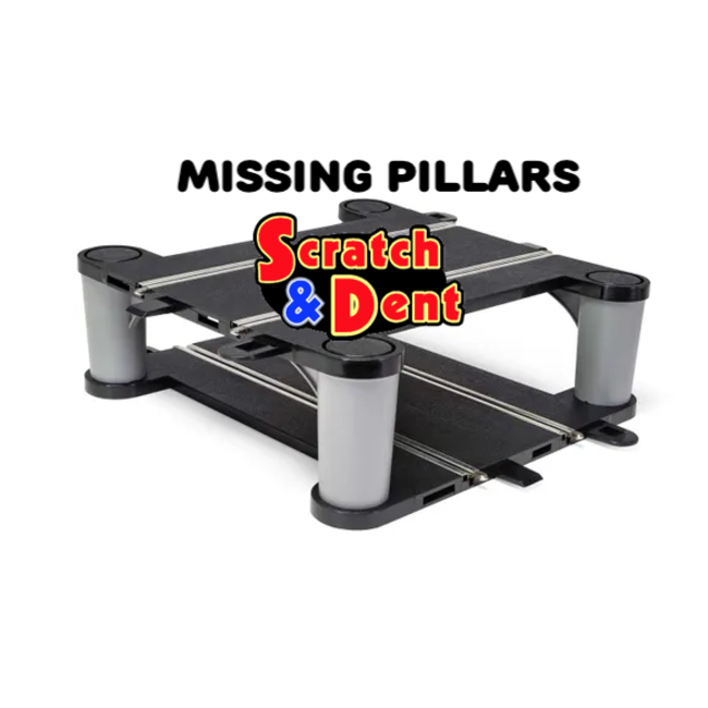 SCRATCH & DENT SCALEXTRIC NEW ELEVATED CROSSOVER TRACK MISSING COLUMNS 1 PAIR