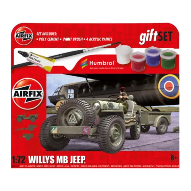 Airfix A55117 1/72 Small Gift Set Willys MB Jeep