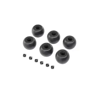 LOSI Losi Lean Bar Wheels and Stops, 6pcs, ProMoto-MX